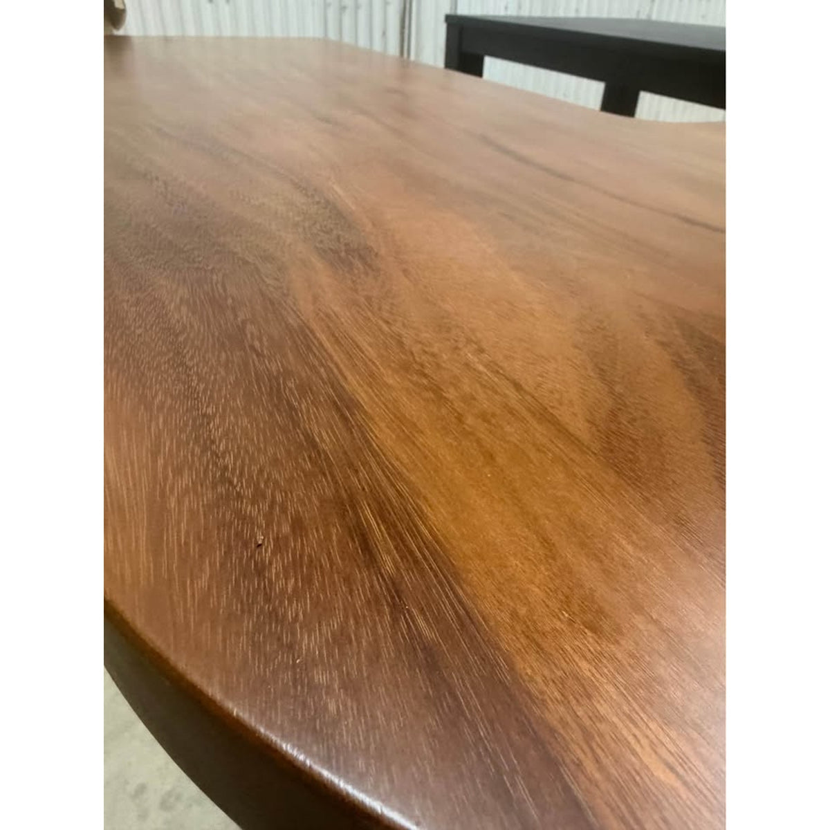 New Modern Walnut Executive Desk – Organic L-Shaped Design 63” L Shape Delivery Available