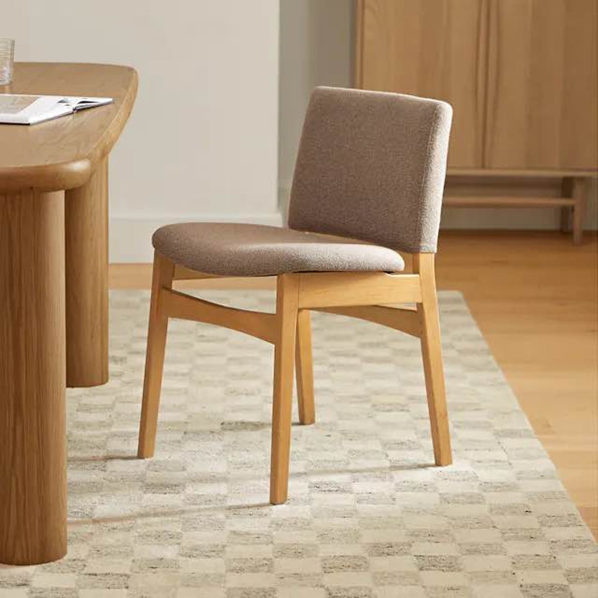 Article | Set of 4 Dining Chairs | Nosh - Oak & Ratine Brown | $600 New Open Box -Delivery Available