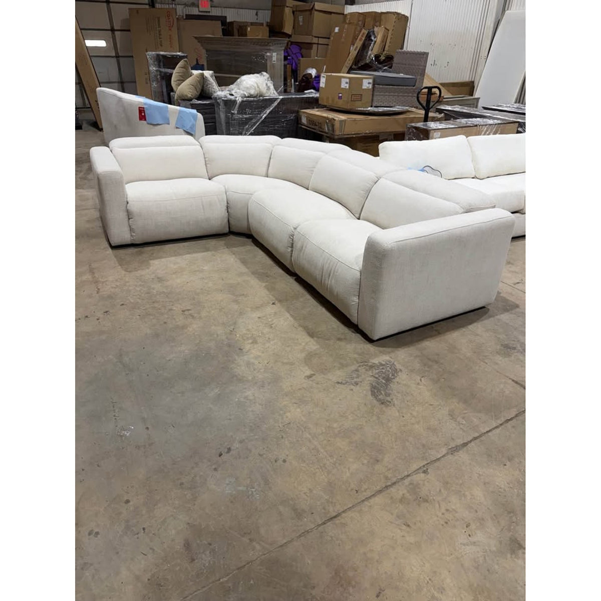 Modern 4-Piece Power Reclining Sectional | Reversible Layout | New Open Box - Delivery Available