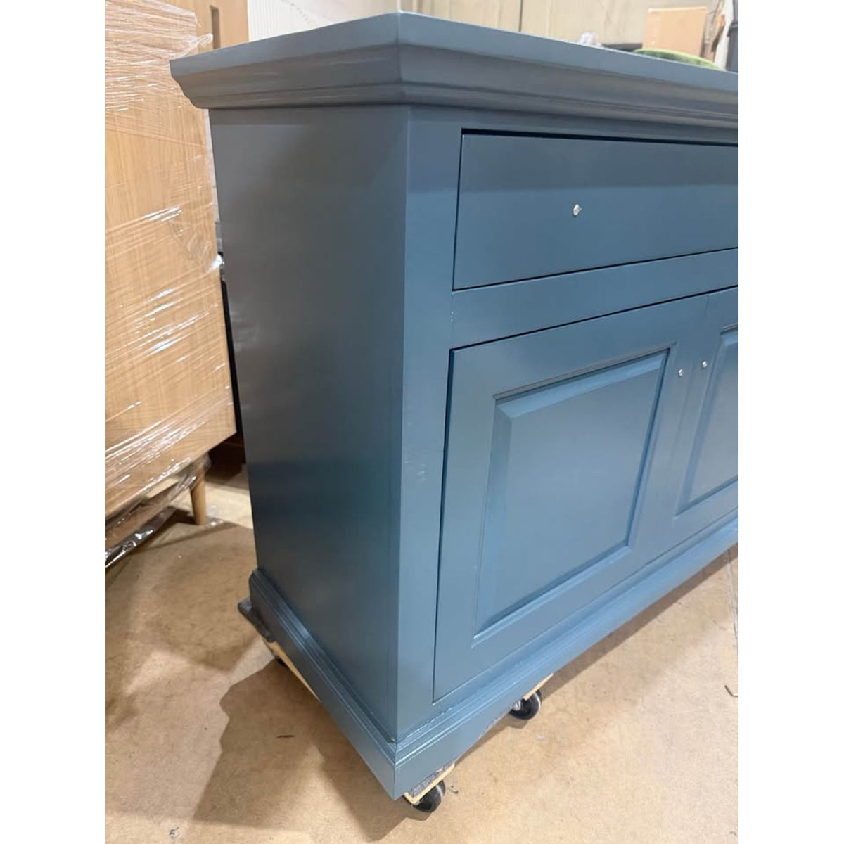 81” Blue Sideboard / Buffet Cabinet – Media Console - New Open Box - Delivery Available
