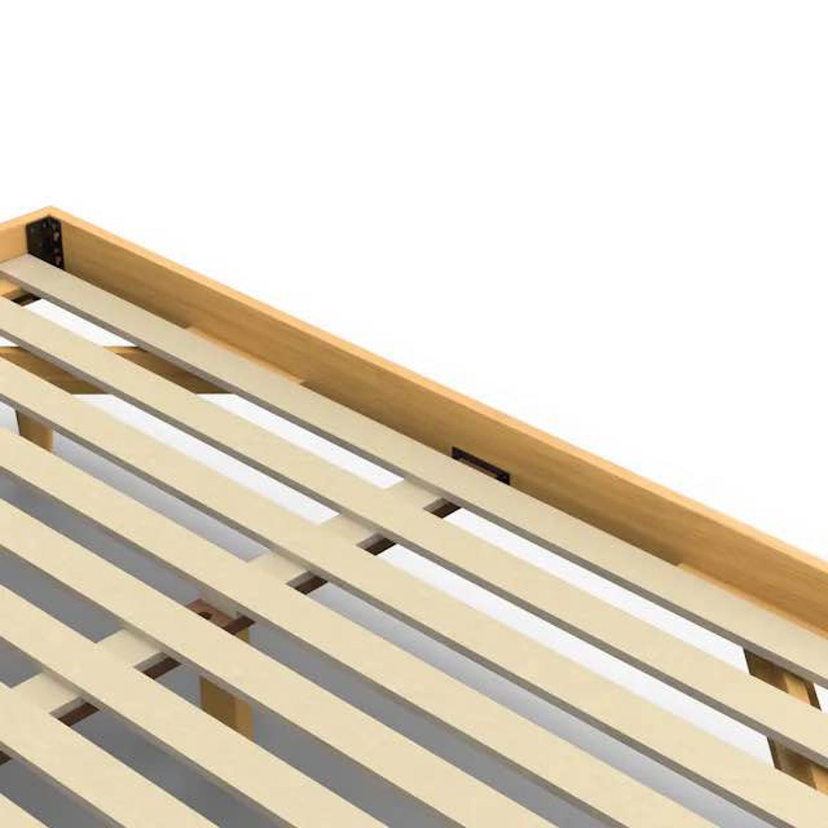 Article | Queen Platform Bed Frame | Basi - Oak | Delivery Available
