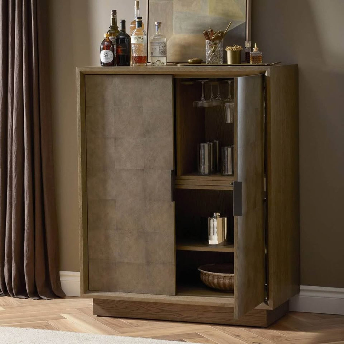 Four Hands Salta Bar Cabinet – $3,999 Retail – Delivery Available