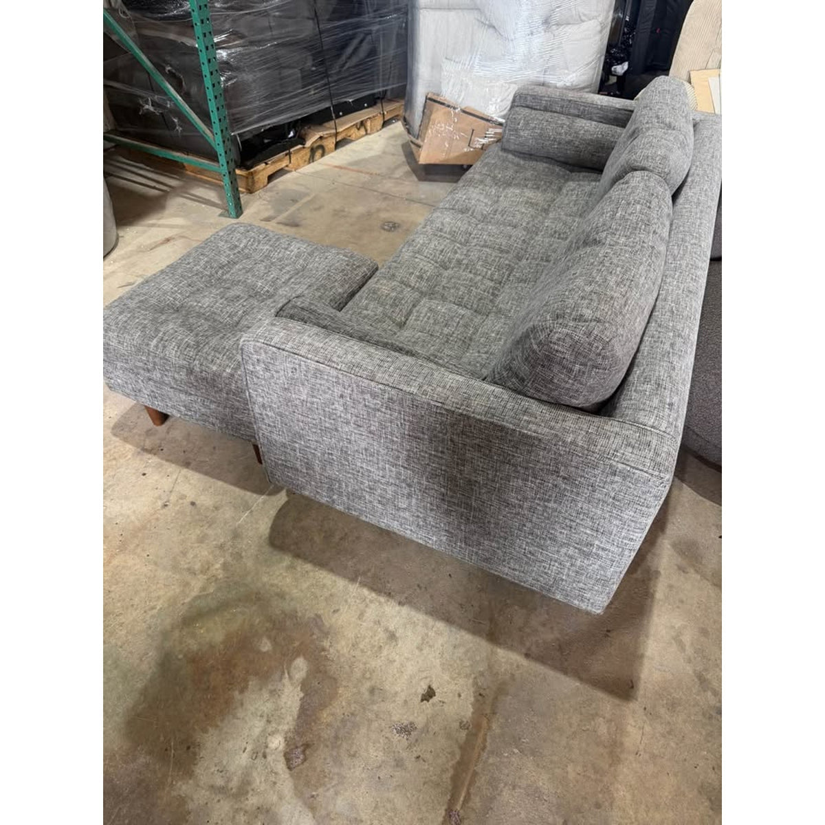 Article Sven 88” Sofa + Ottoman – Good Condition - Professionally Cleaned – Delivery Available