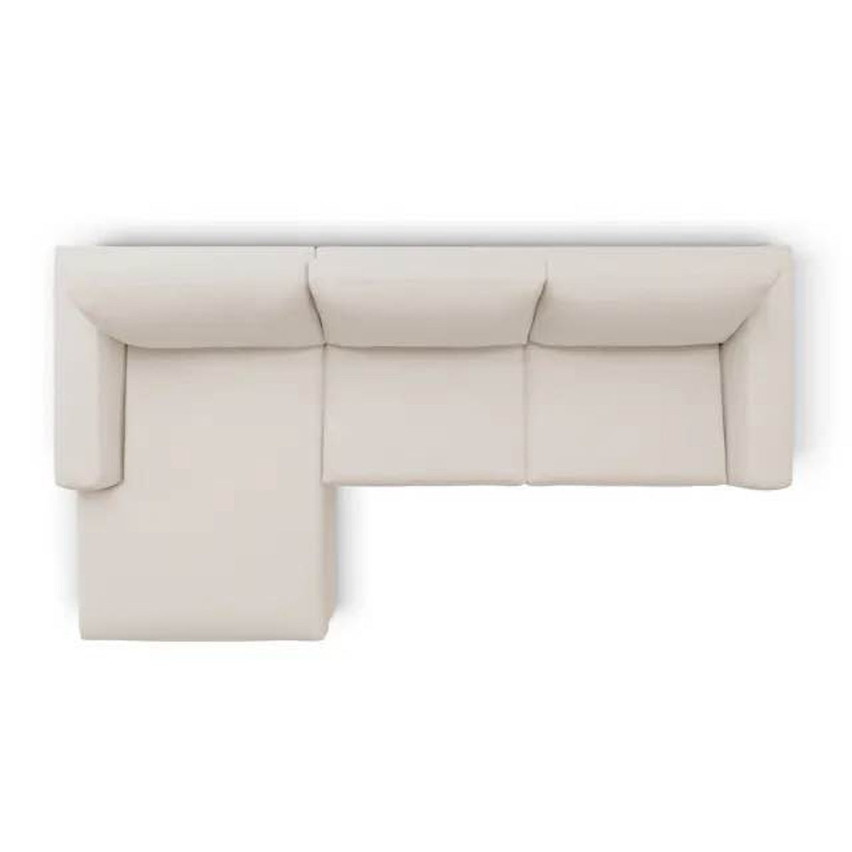 Article Riley 118.5” Ivory Wool Bouclé Sectional – $3,049 Retail – Delivery Available