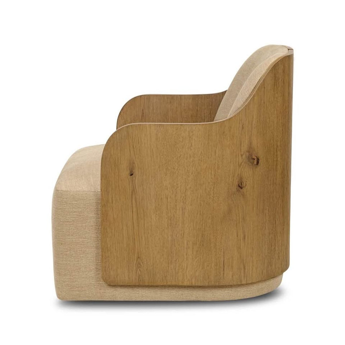 Pair of Four Hands Hemphill Swivel Armchairs – New Open Box $2,400 Retail - Delivery Available