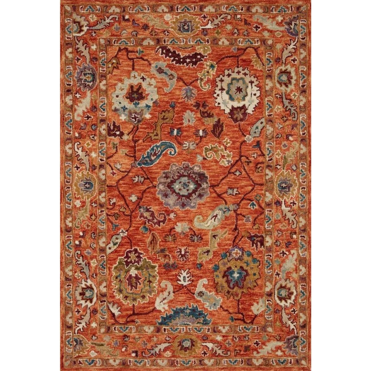 New Loloi Padma 9’3” × 13’ Wool Area Rug – New Open Box - Delivery Available