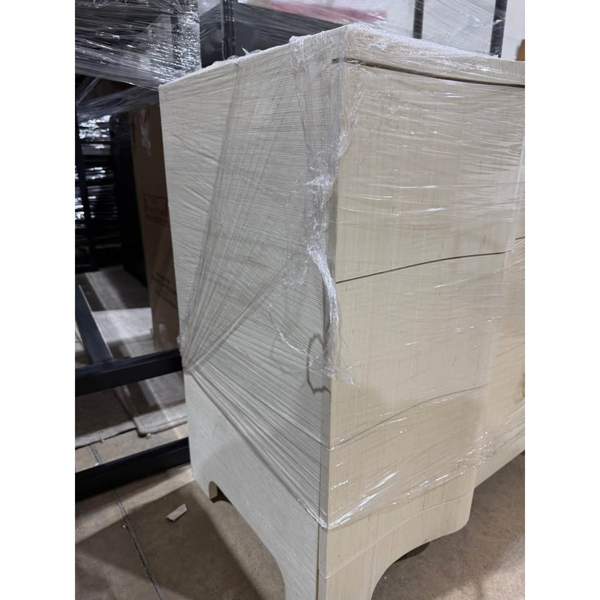 Large 3-Drawer Canvas Cream Dresser Villa & House Bardot $3700 Retail “open box” Delivery Available
