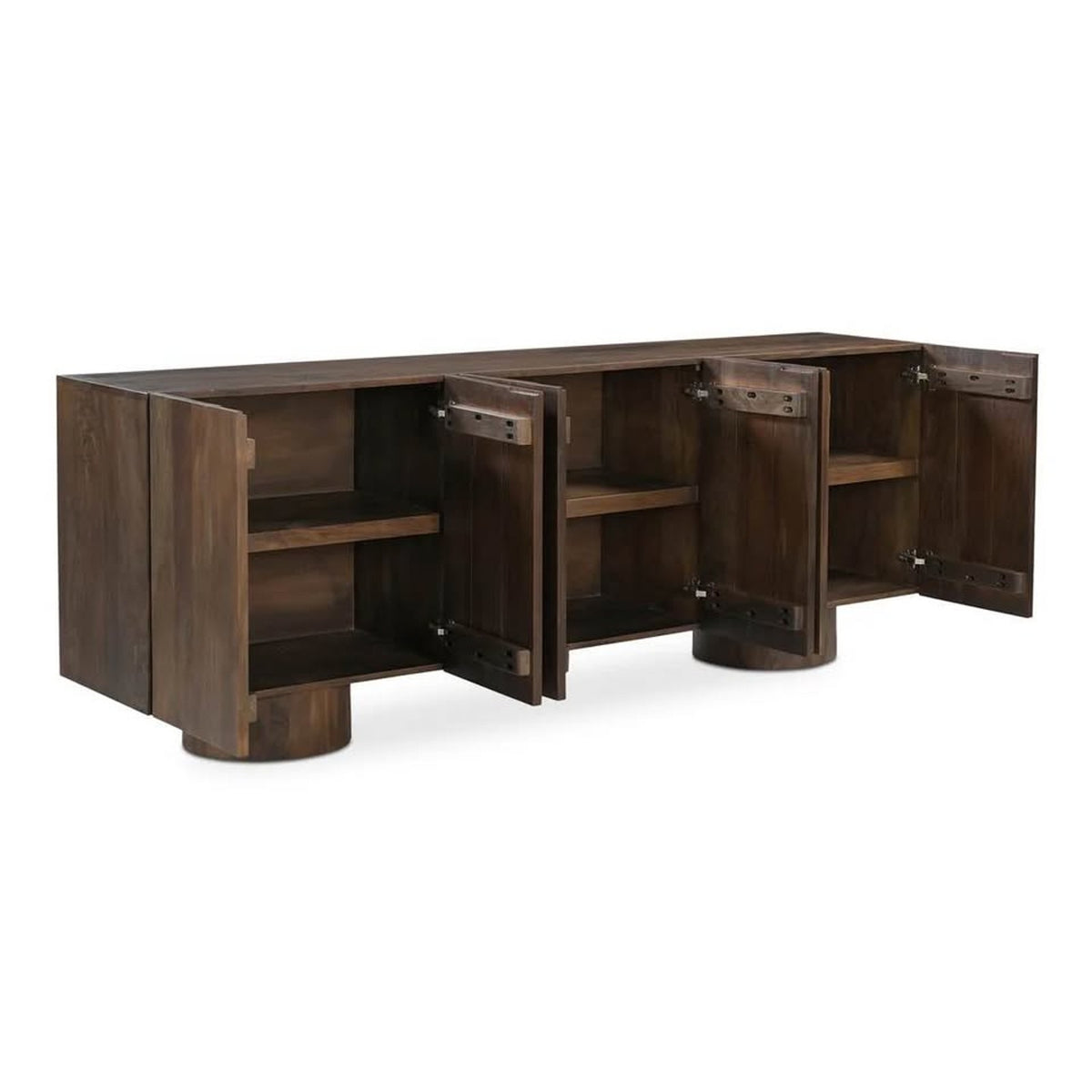 New Moe’s Home 90” Reclaimed Wood Sideboard / Media Console – $3,849 Retail – Open Box - Delivery