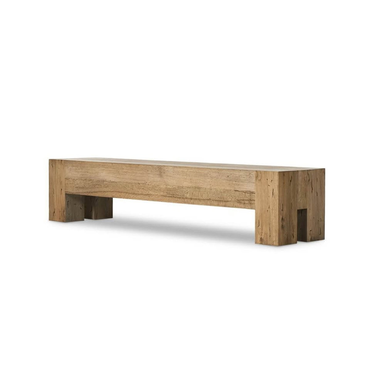 90” Four Hands Solid Wood Dining Bench – $2,499 Retail – Open Box – Delivery Available