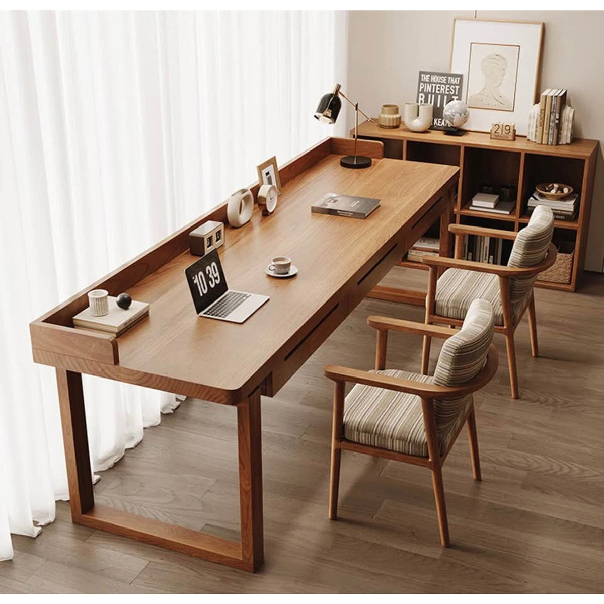 New Groove Interior Solid Wood 3-Drawer Desk – Open Box – Delivery Available
