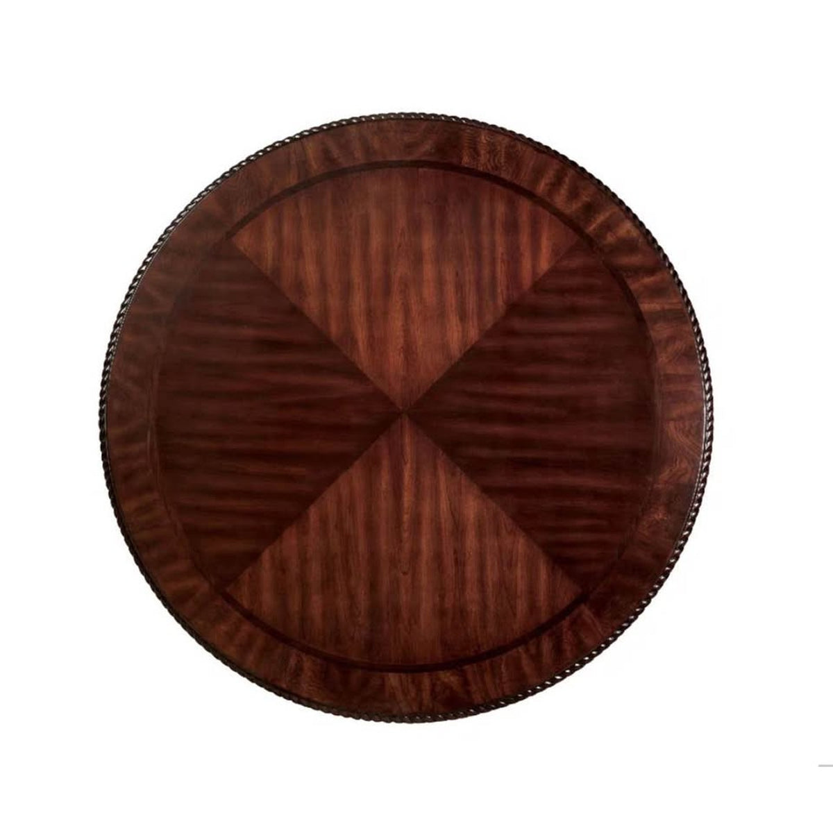 60” Round Pedestal Dining Table – Dark Espresso - No Chairs - $1500 Retail - Delivery Available