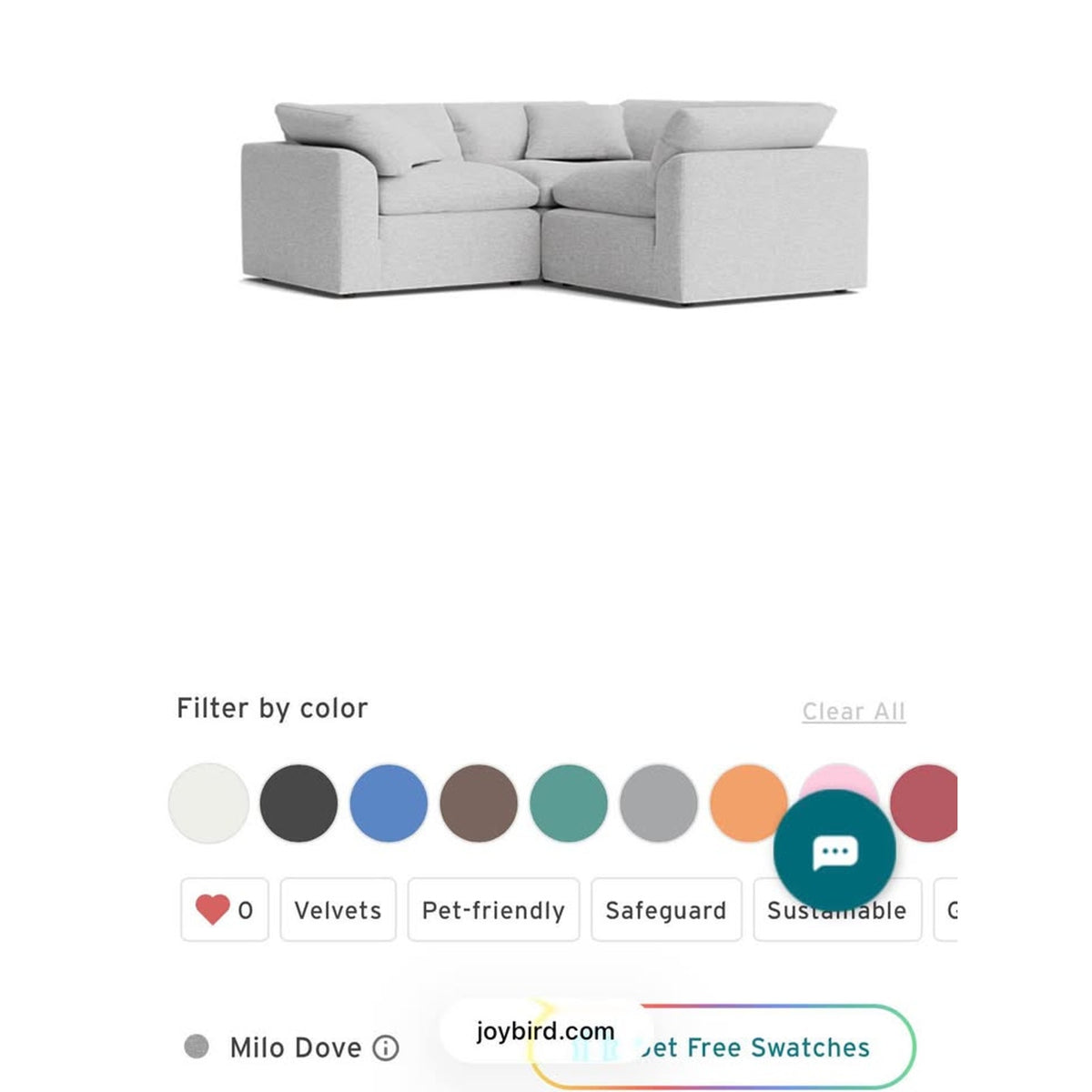 Brand New Joybird Bryant Modular Corner Sectional (3 piece) - Gray - $4922 Retail Delivery Available