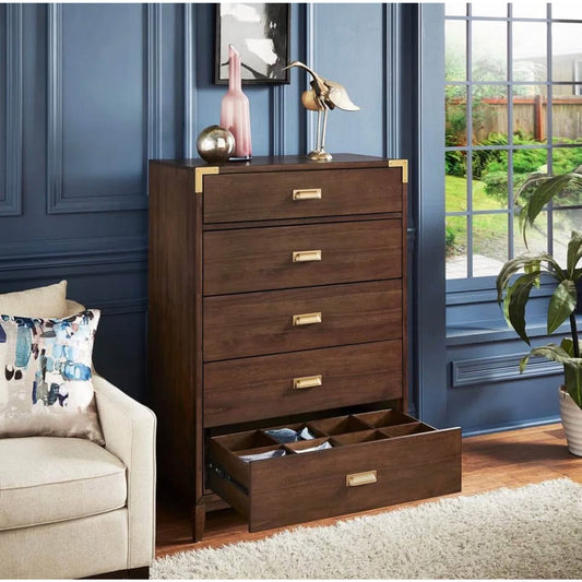 Brand New 5 Drawer Chest Drawers Solid Wood 36” - See Details - Retail $1248 - Delivery Available