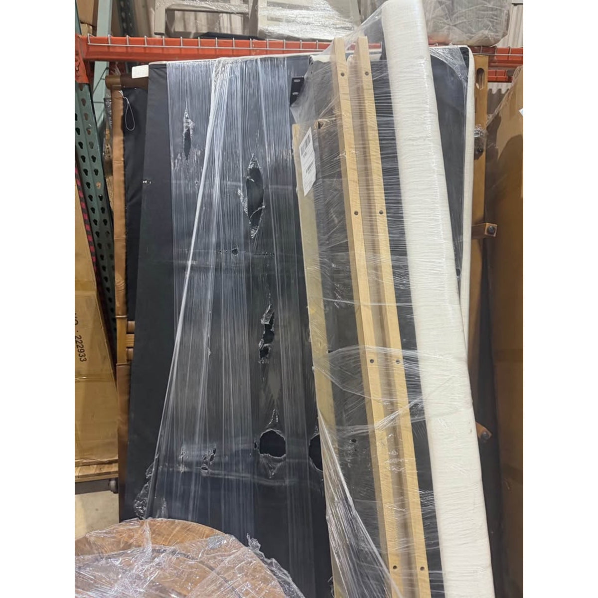 Circle 55 King Upholstered Platform Bed – Delphi Fabric | New Open Box - Delivery Available