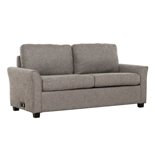 New Open Box Breeya 73 in. Convertible Full Sleeper Sofa with USB