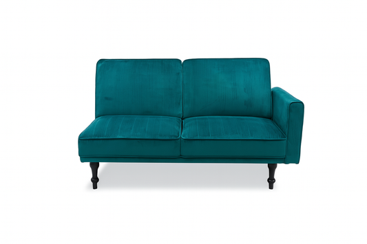 Small Convertible Teal Futon Loveseat