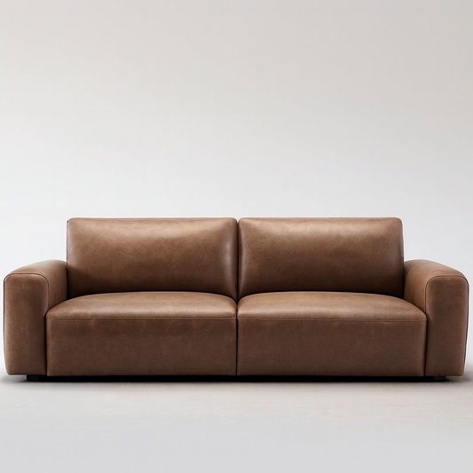 New Open Box Vegan Leather Sofa
