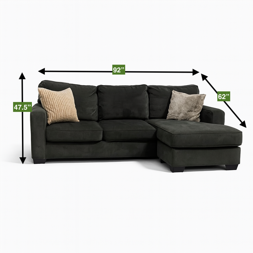 Ashley Furniture 2 Piece Taupe Sectional