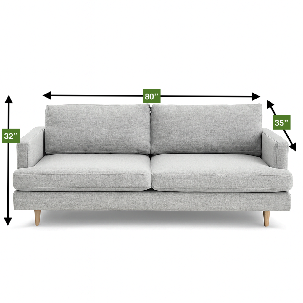 Brand New Feather Grey Couch