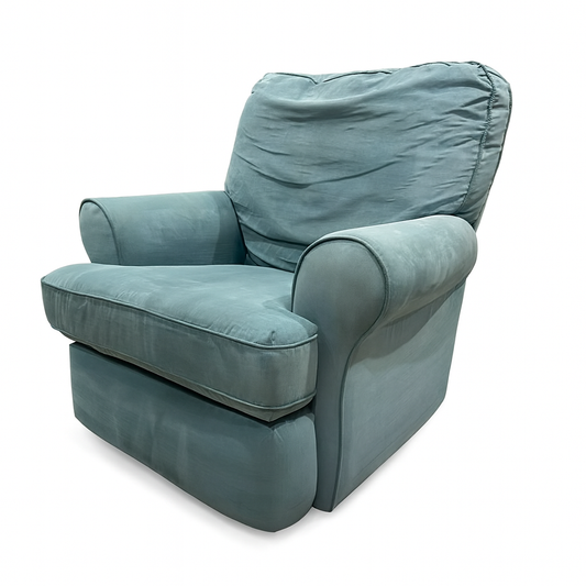 Blue Nursery Rocker Glider