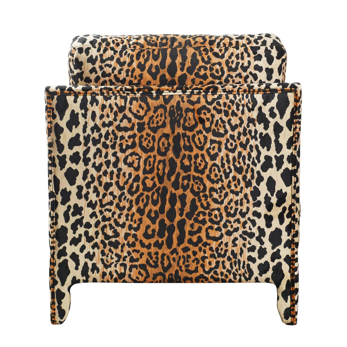 New Open Box Dann Foley Cheetah Print Lounge Chair