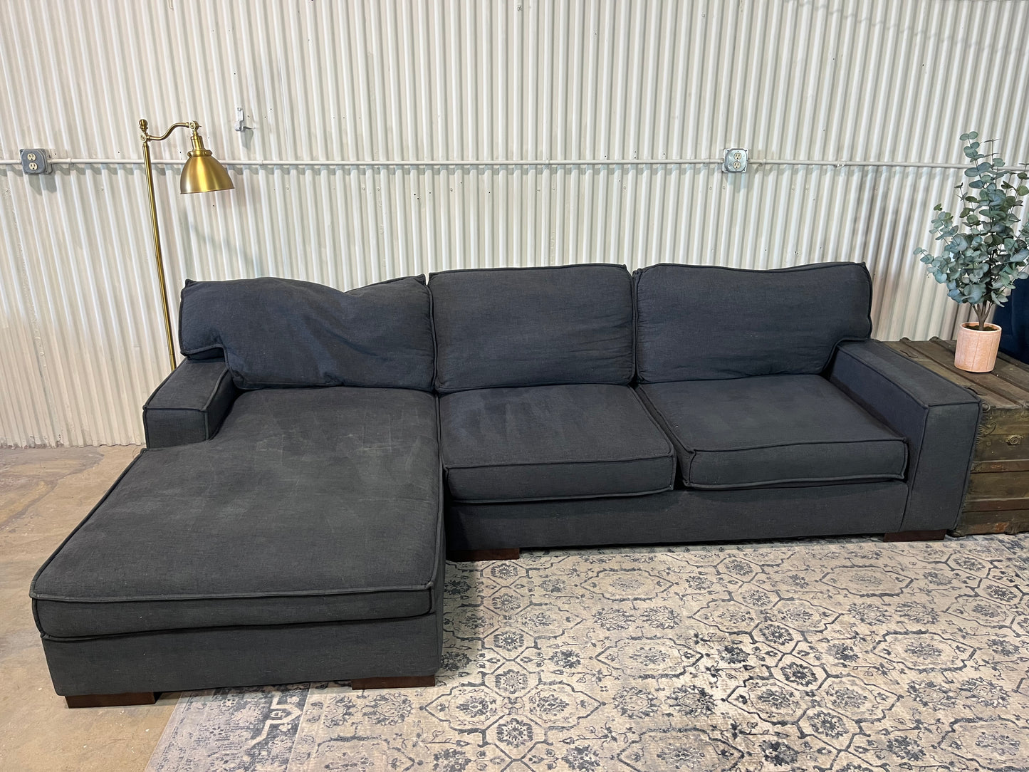 Ashley Furniture 2pc Sectional Sofa Couch with Chaise