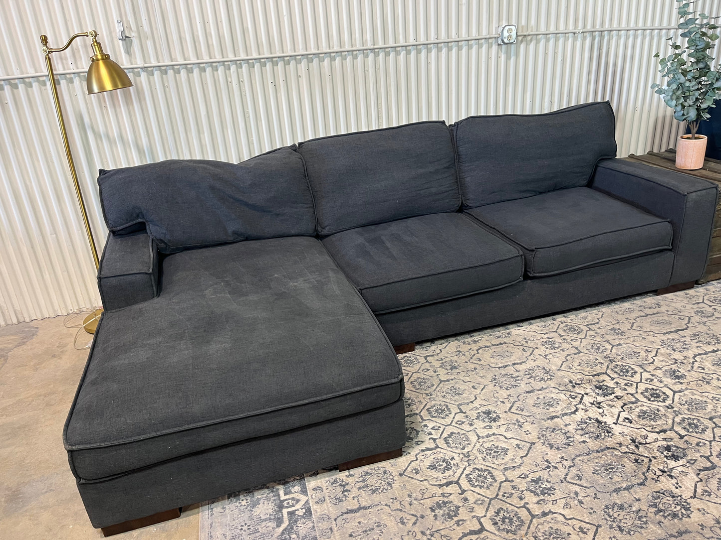 Ashley Furniture 2pc Sectional Sofa Couch with Chaise