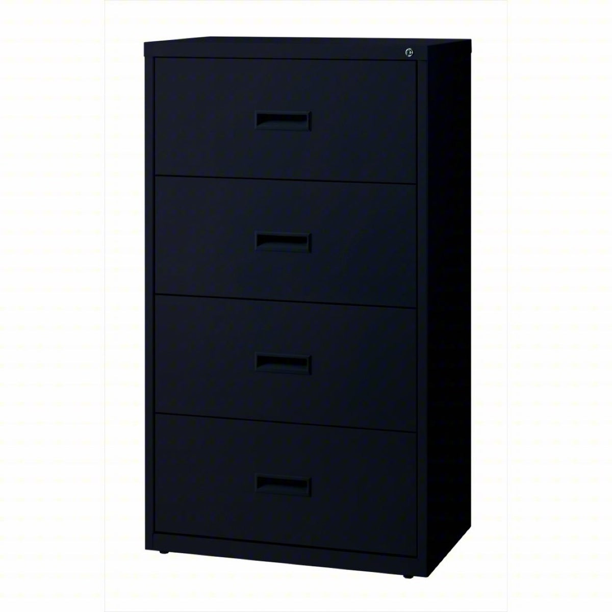 Hirsh 30″ 4-Drawer Steel Lateral File Cabinet – Black – Retail $779 – 4 Available – Delivery Available