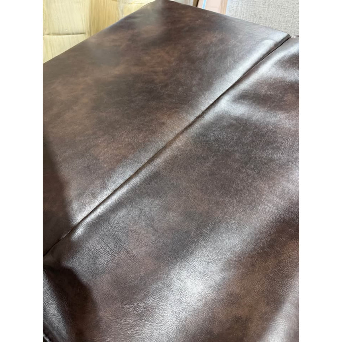 Brown Reclining Sectional with Console & Cupholders - Open Box - $2,800 Retail - Delivery Available