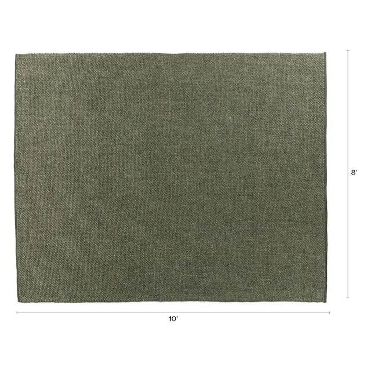 8’ x 10’ Wool Rug – Article Texa Speckled Green – $699 Retail – Open Box – Delivery Available