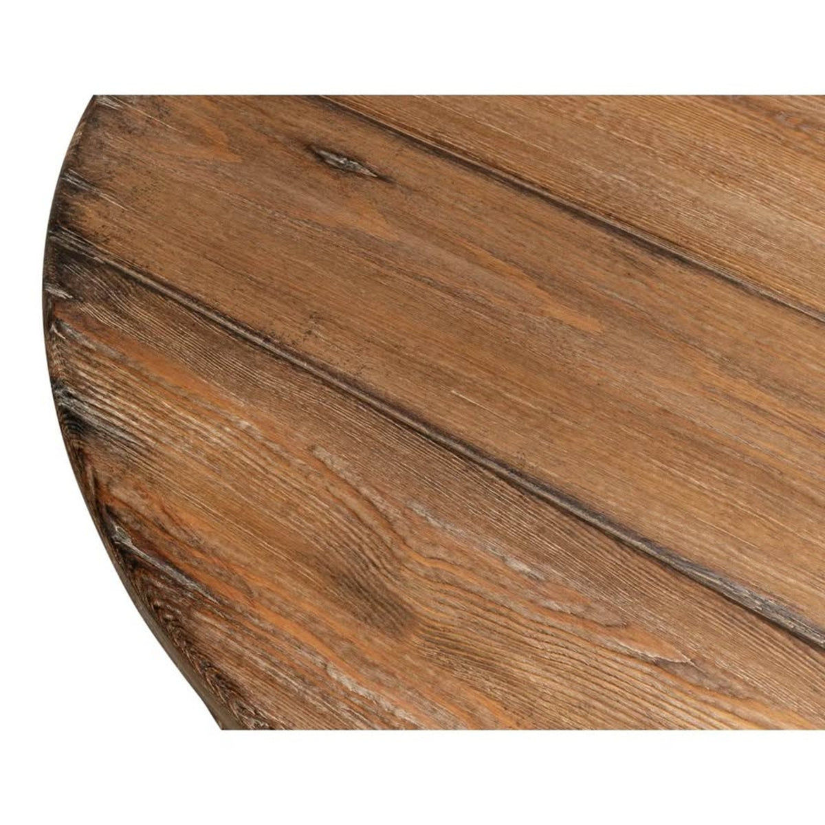 Sarreid Solid Pine Oval Dining Table | Farmhouse Pedestal Table $4k Retail - Open Box Delivery Avail