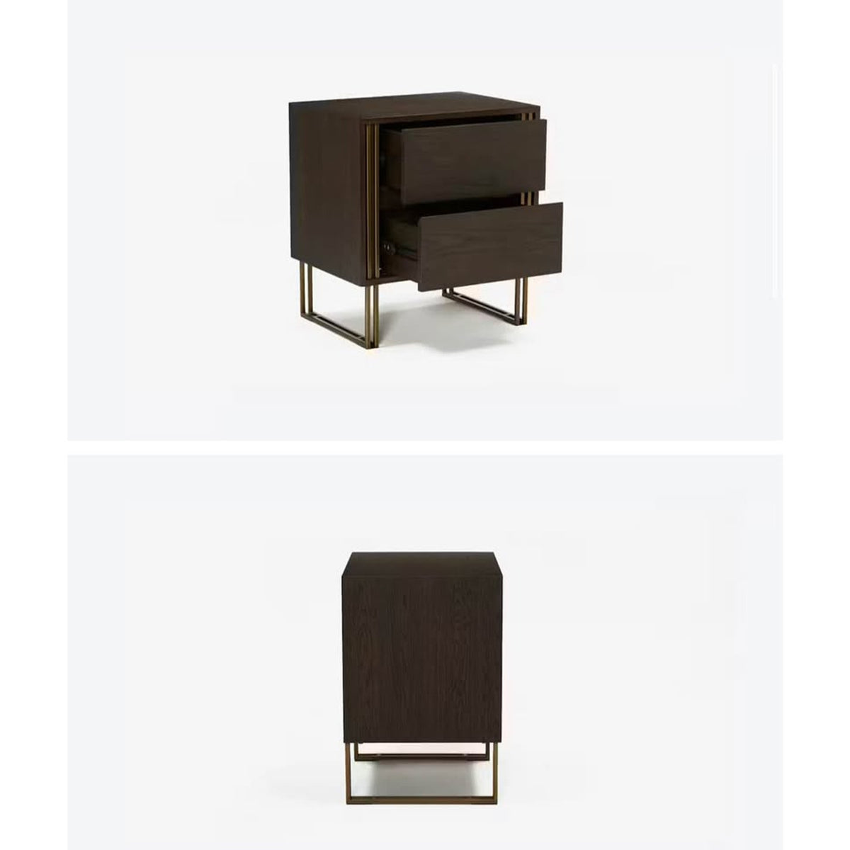 Joybird Lexi Nightstand (2) - New Open Box - Retail $970 each - Blackened Oak - Delivery Available