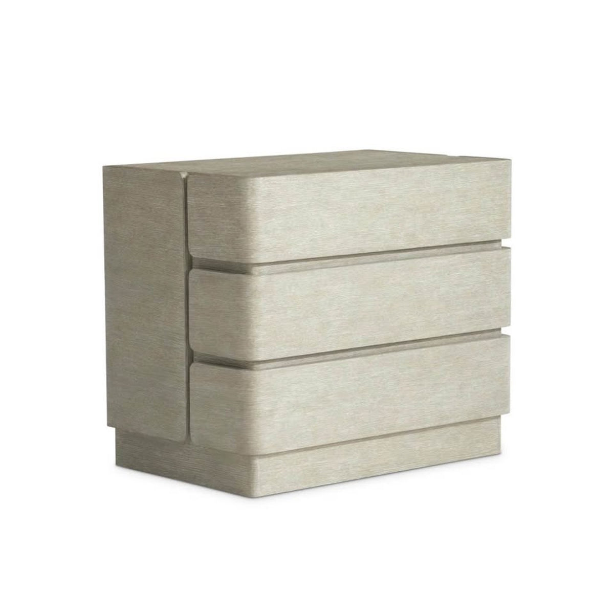 Bernhardt Arcadia Nightstand | Clay Oak Finish | Soft-Close Drawers + USB Charging | Retail $2,080