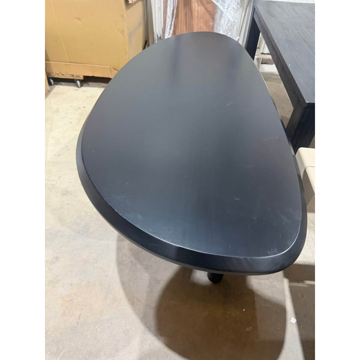 New Modern Black Executive Desk – 70” Contemporary Home Office Desk - Delivery Available