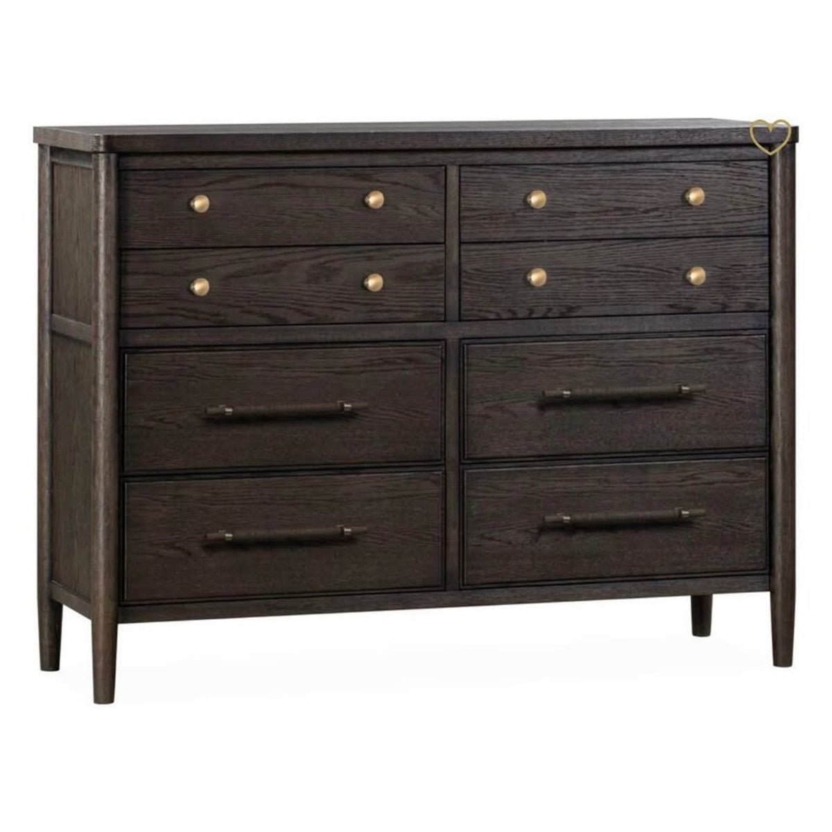 New 8 Drawer Dresser Dark Oak - $1300 Retail “open box” BLEMISH - Delivery Available