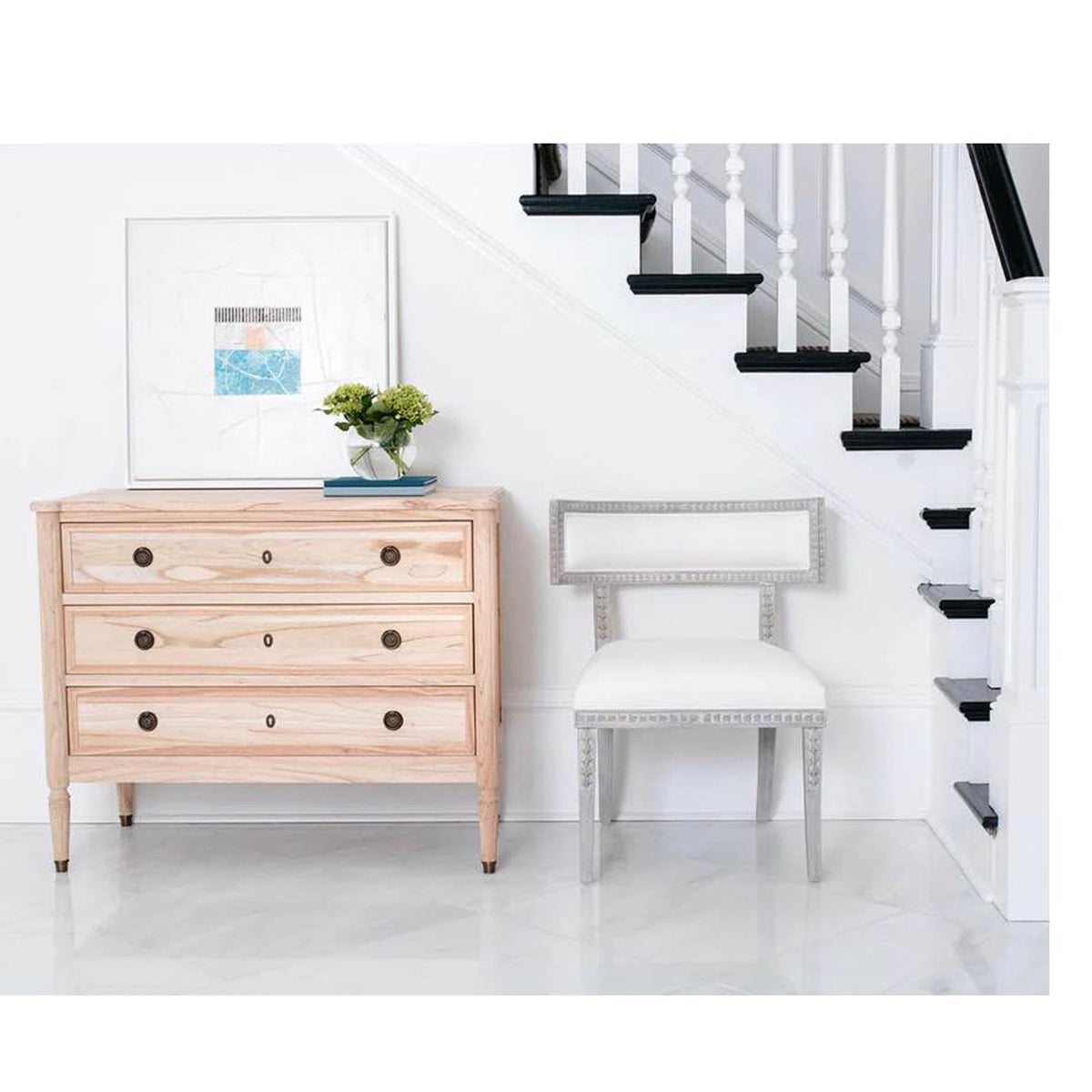 Designer 3 Drawer Dresser 40” Solid Wood $2000+ Retail “open box” Delivery Available