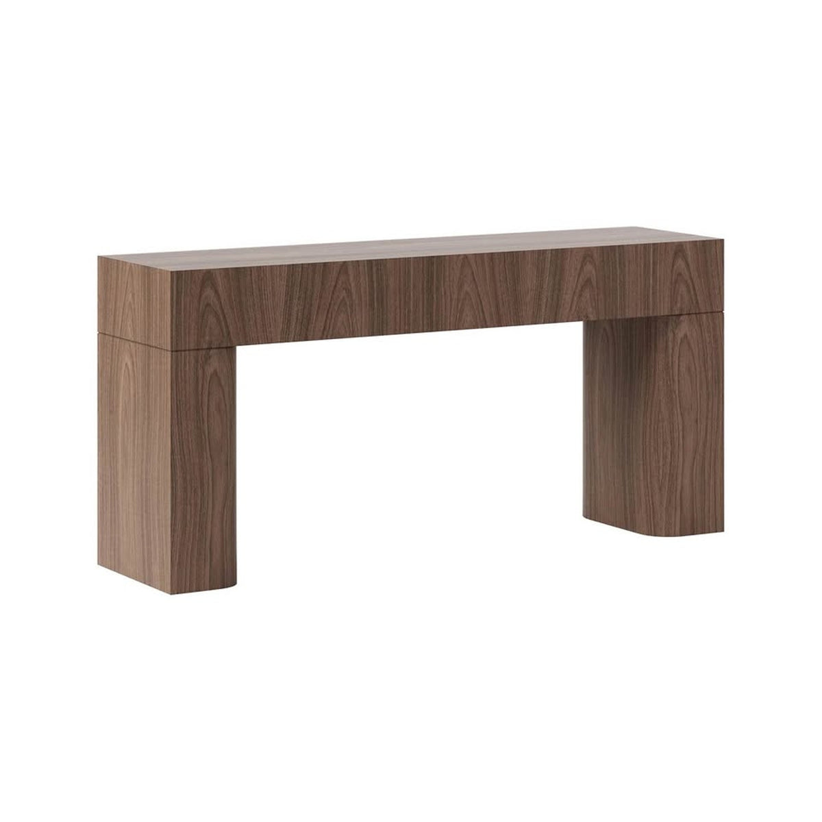 New 60” Walnut Console Table – Retail $1,689 – Urbia Eka - Delivery Available