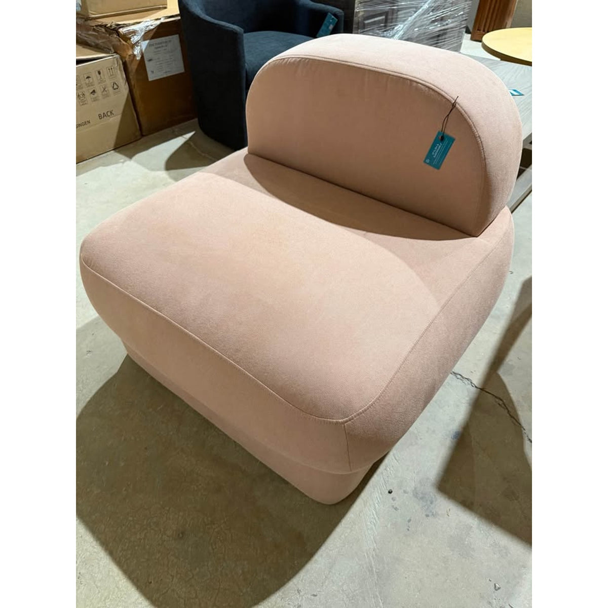 Joybird Dyer Chair | Royal Blush | New Open Box - $1212 Retail - Delivery Available