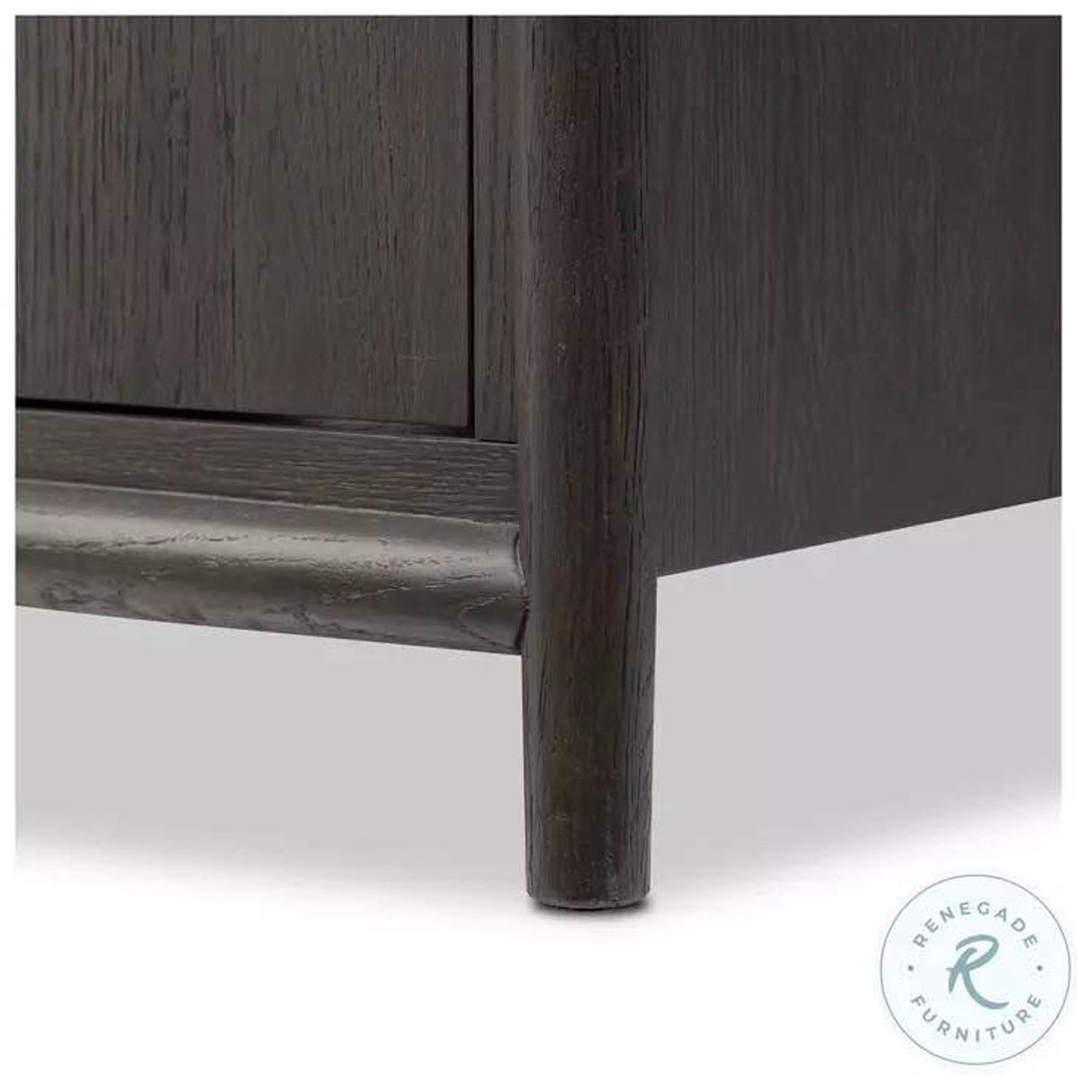 Four Hands Glenview 94” 6-Door Sideboard – Smoked Black – Retail $2,899 – Delivery Available