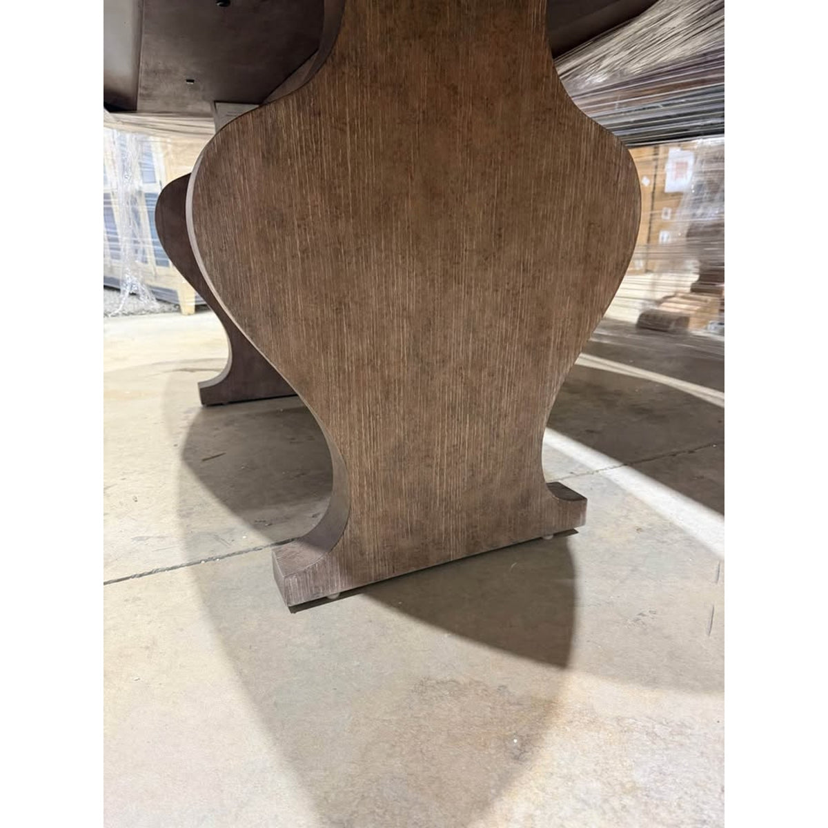 New Grey Oak Dining Table 88”x45” $3800 Retail “open box” Designer Brand - Delivery Available!