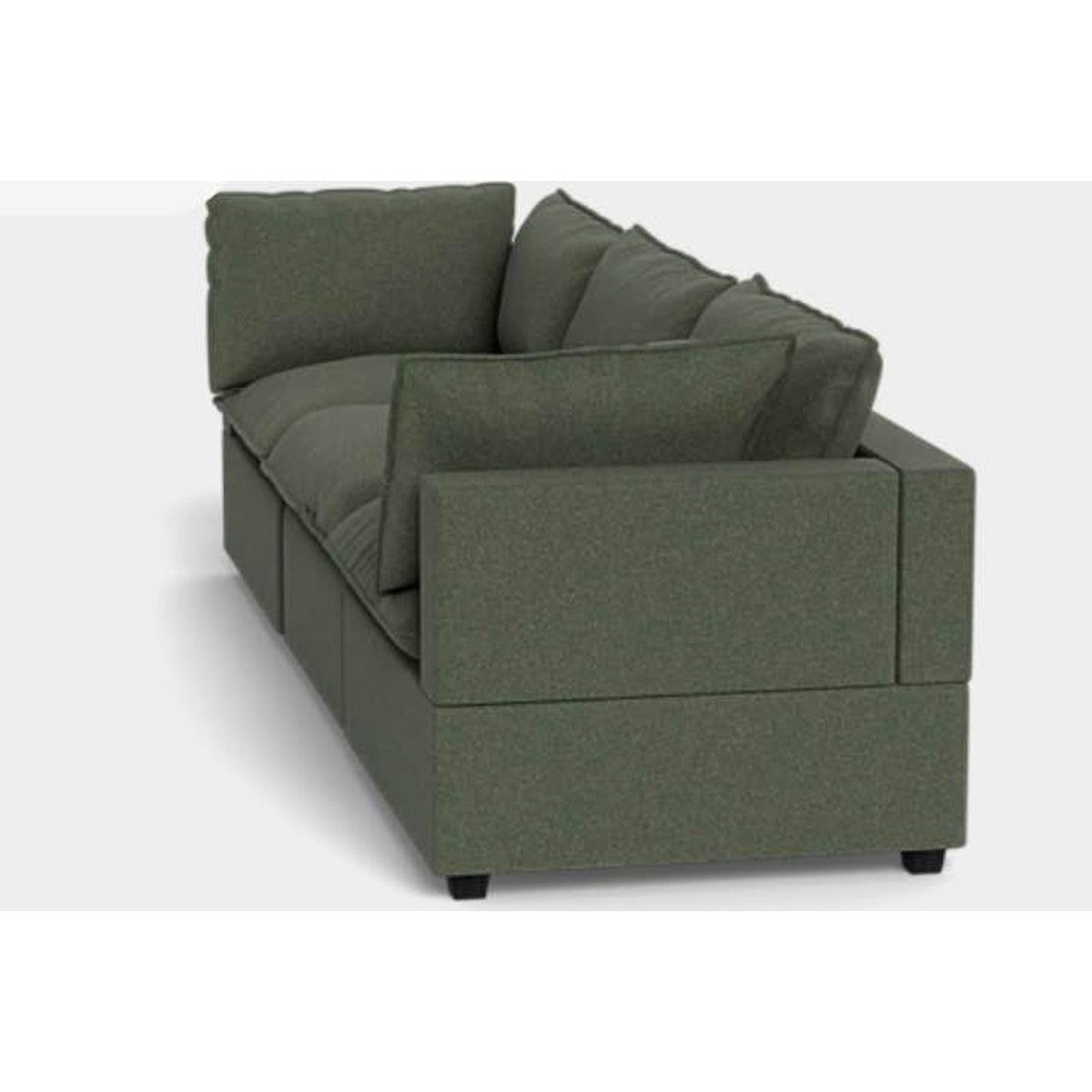 Albany Park Kova Pillow Cushion Sofa | Spruce Performance Chenille | 122” - Delivery Available