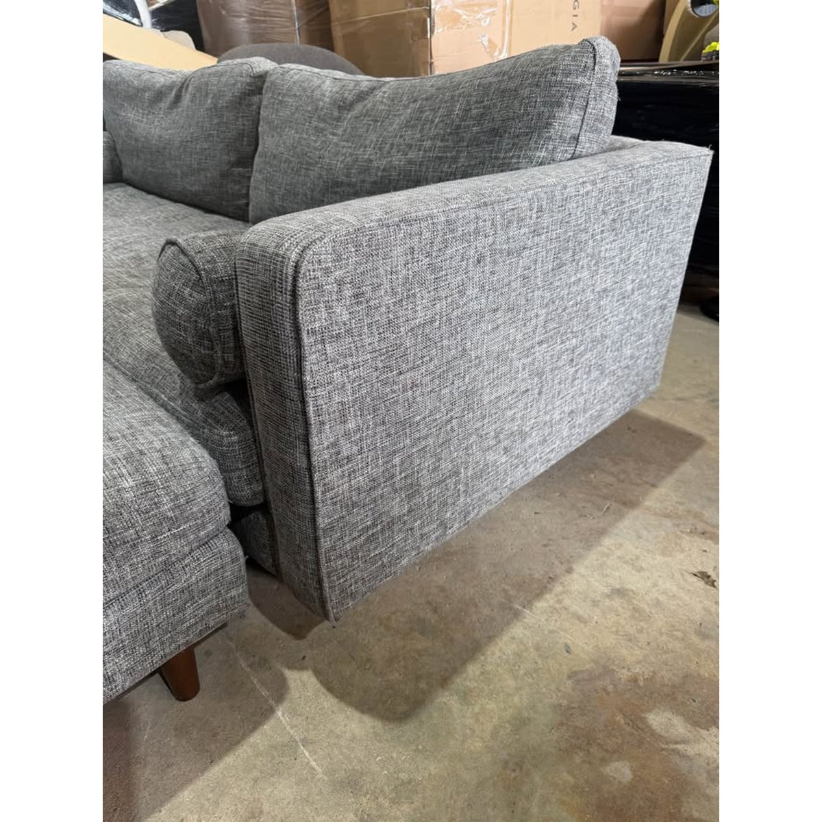Article Sven 88” Sofa + Ottoman – Good Condition - Professionally Cleaned – Delivery Available