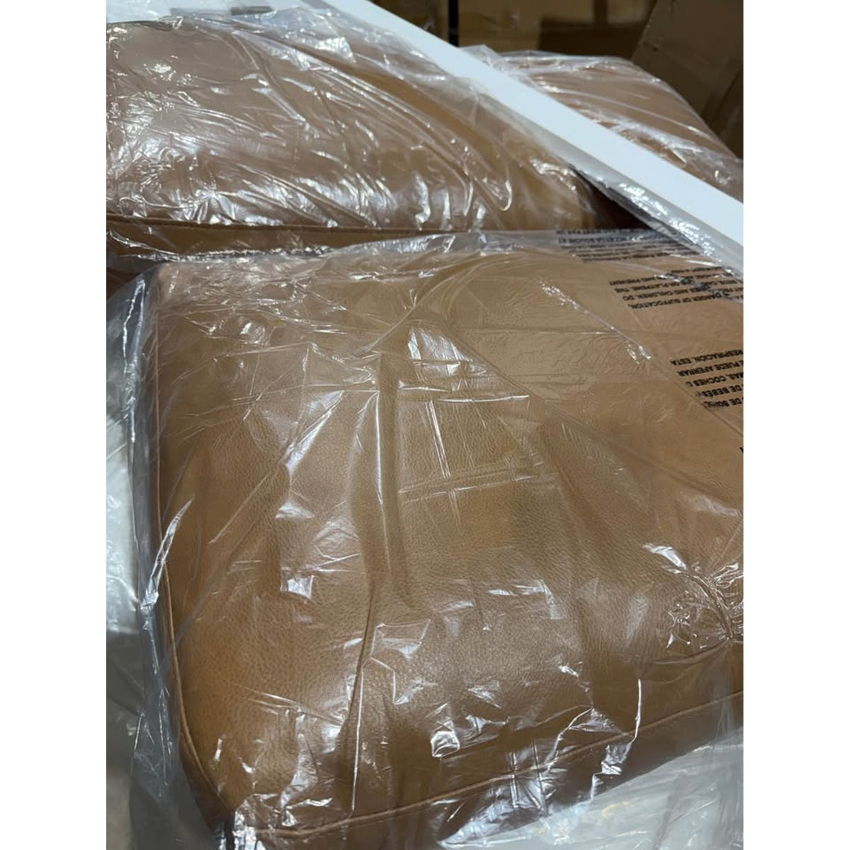 95” Modern Vegan Leather Sofa - Open Box - $1,699 Retail - Delivery Available