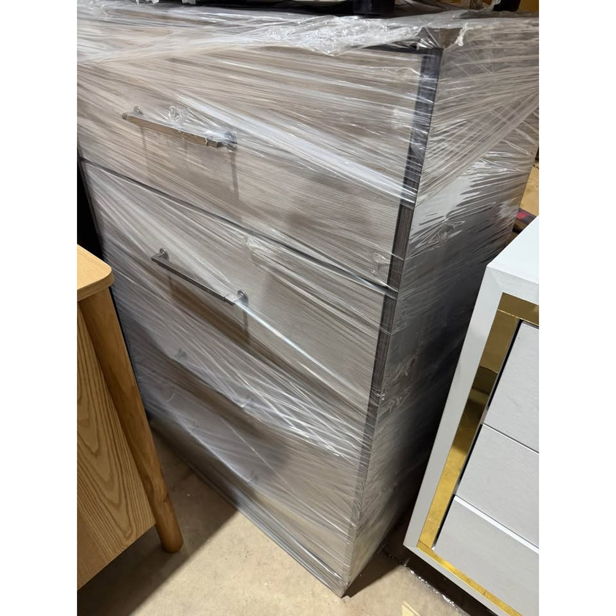 New Matching Gray Oak Dresser & Chest Set - Retail $1,700+ Save Huge - Delivery Available