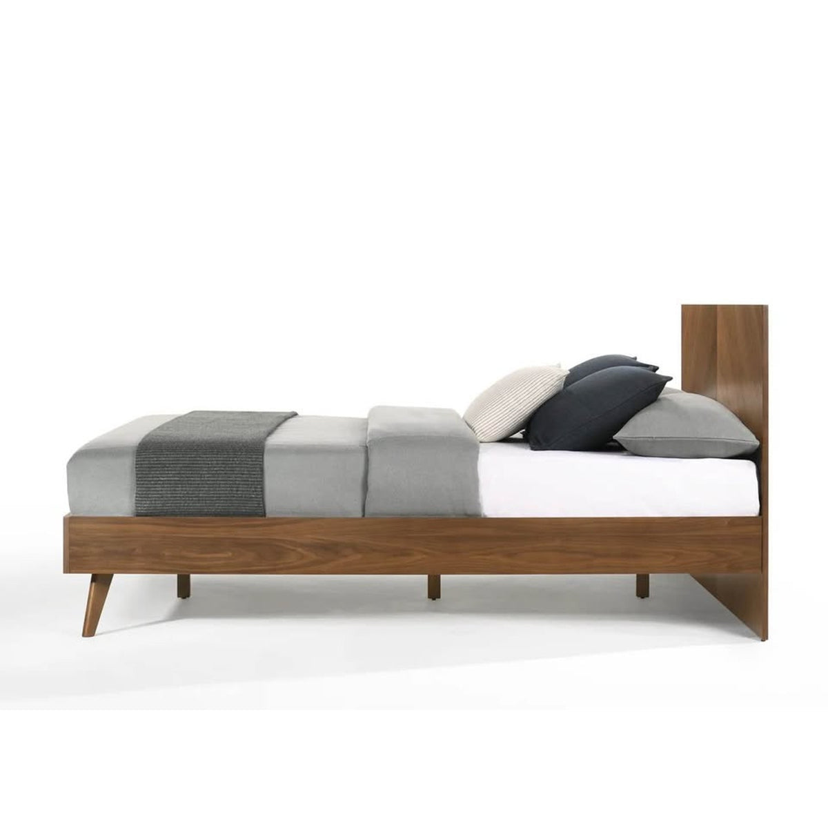 New Eastern King Walnut Platform Bed – $1,940 Retail – Open Box – Delivery Available