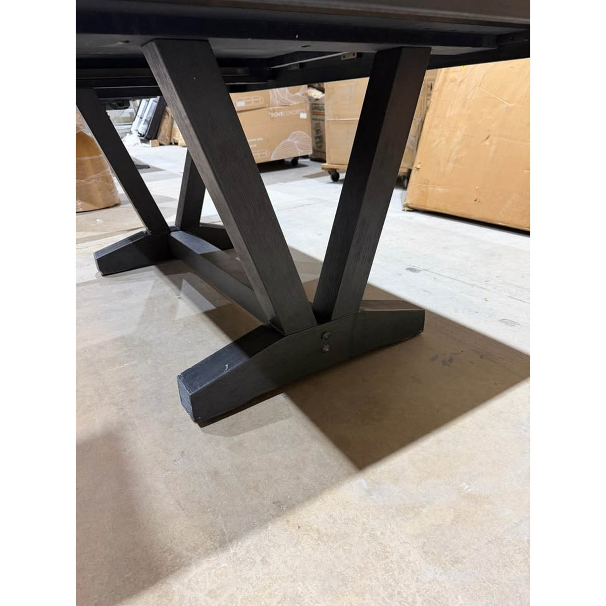 Modern Faux Marble Dining Table | 72” x 42” | Seats 6 | New Open Box - Delivery Available