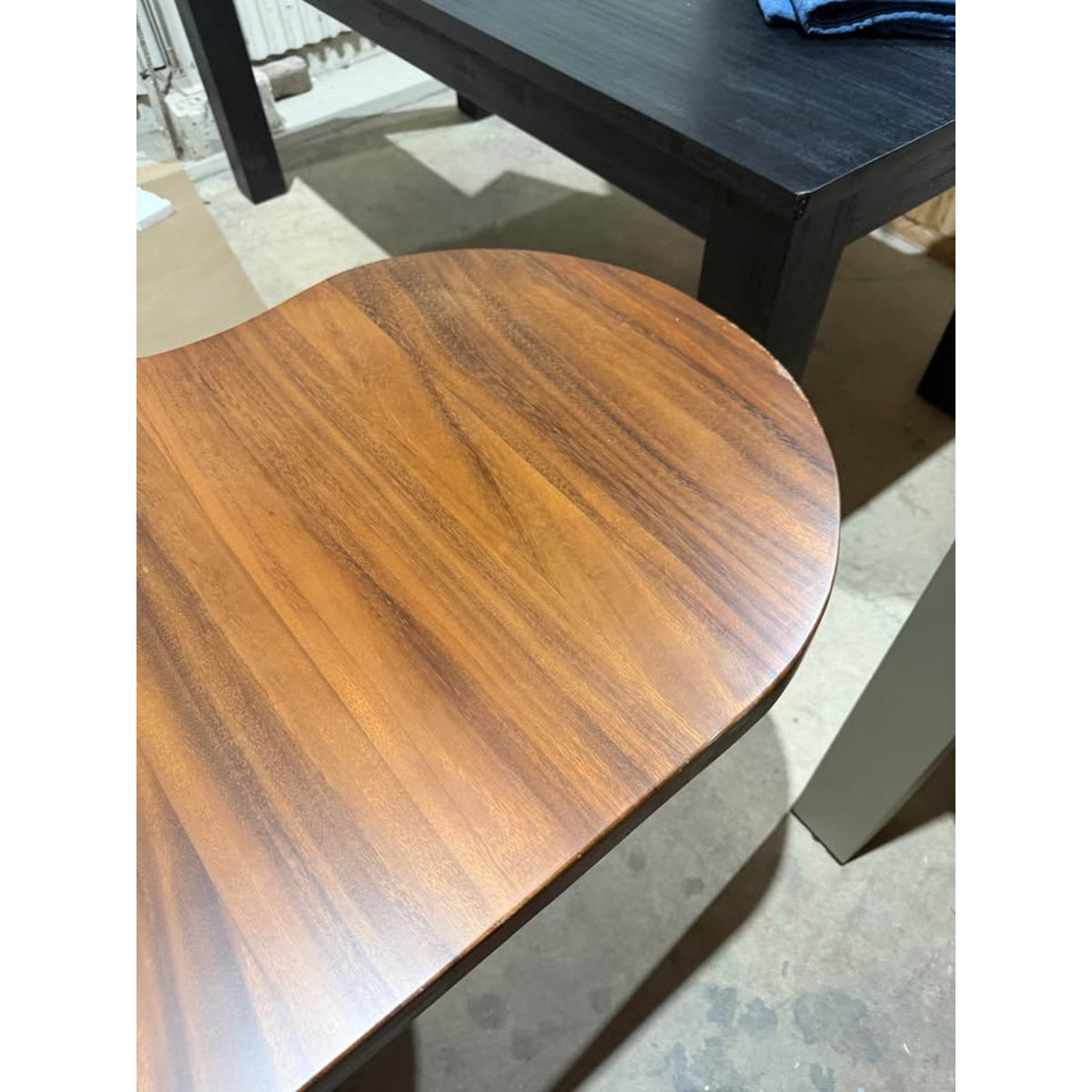 New Modern Walnut Executive Desk – Organic L-Shaped Design 63” L Shape Delivery Available