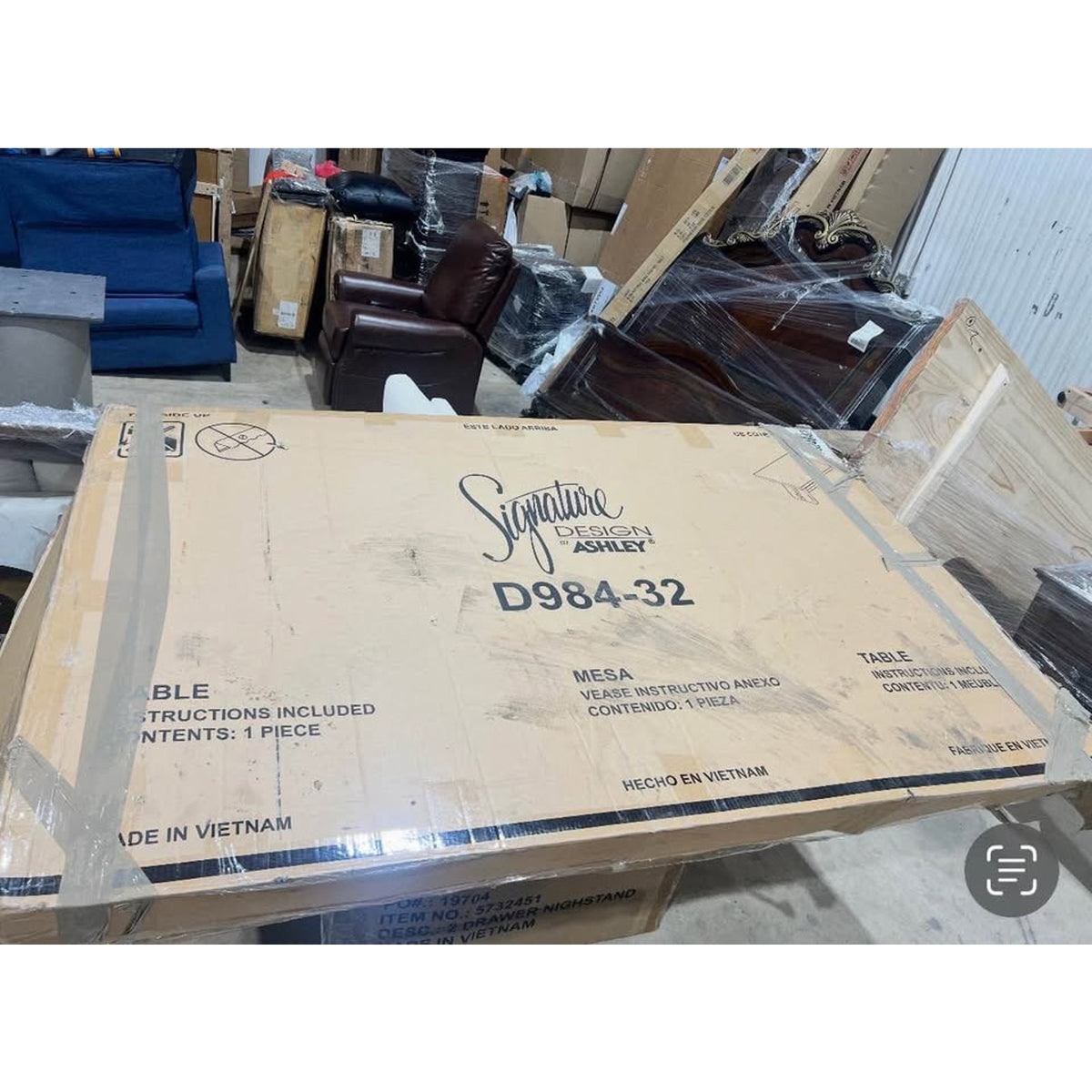 Ashley Signature Design Burkhaus Counter Height Dining Table | New Open Box | Retail $899+
