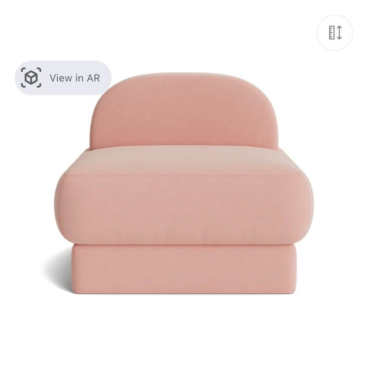 Joybird Dyer Chair | Royal Blush | New Open Box - $1212 Retail - Delivery Available