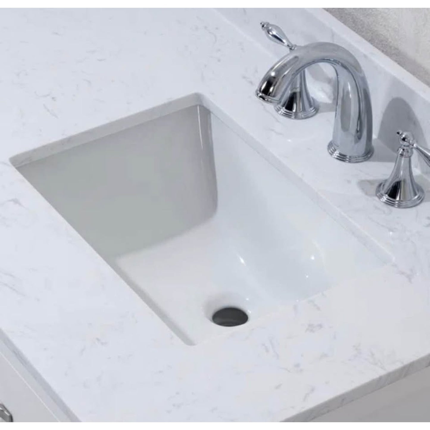 60” Double Vanity White Base Quartz Top - Brand New in Box - $2,000 Retail - Delivery Available